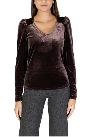 B YOUNG Donna, Top, Marrone, M, new