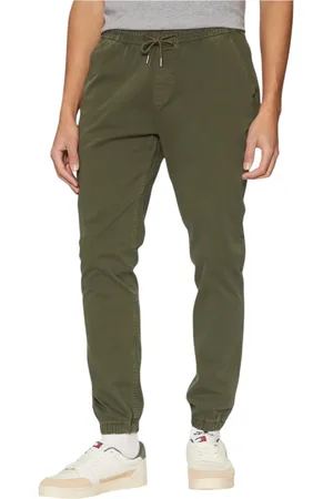 Tommy Hilfiger Uomo, Pantaloni, Verde, W30 L32, new