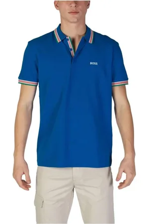 HUGO BOSS Uomo, Top, Blu, XL, new