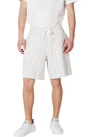 Armani Exchange Uomo, Pantaloncini, Bianco, L, new