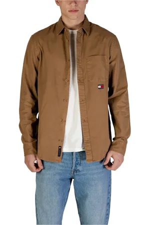 Tommy Hilfiger Uomo, Magliette, Marrone, L, new