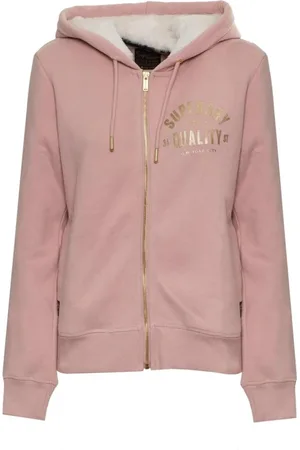 Superdry Donna, Felpe, Rosa, S, new