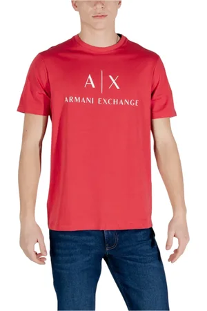 Armani Exchange Uomo, Top, Rosso, XS, new