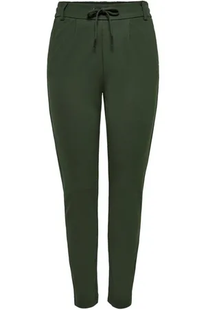 ONLY Donna, Pantaloni, Verde, S L32, new
