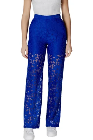 Desigual Donna, Pantaloni, Blu, XS, new