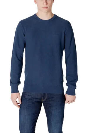 Guess Uomo, Maglie, Blu, 2Xl, new