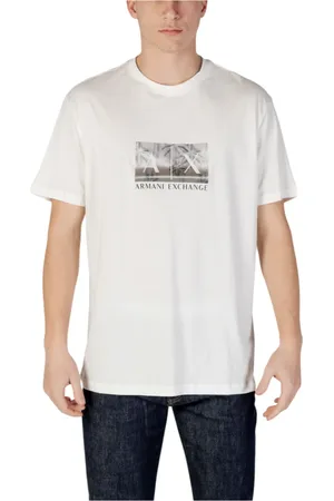 Armani Exchange Uomo, Top, Bianco, S, new