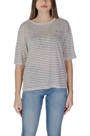 B YOUNG Donna, Top, Marrone, L, new