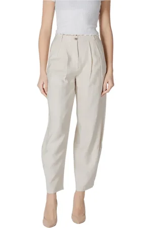 VILA Donna, Pantaloni, Bianco, S, new