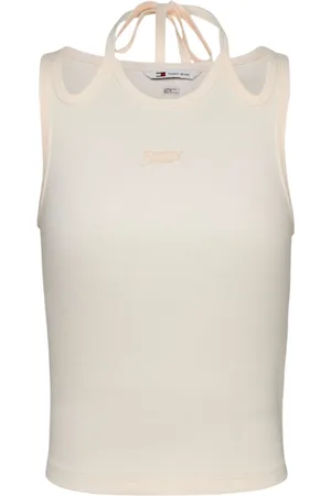 Tommy Hilfiger Donna, Top, Bianco, L, new