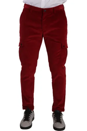Dolce & Gabbana Uomo, Pantaloni, Rosso, M, new