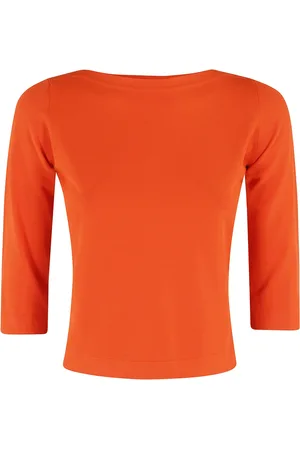 Roberto Collina Donna, Top, Arancione, L, new