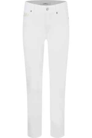 Cambio Donna, Jeans, Bianco, S, new