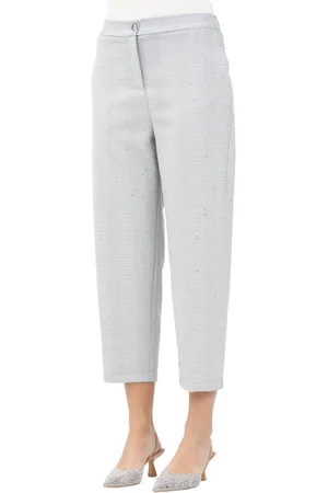 VICOLO Donna, Pantaloni, Bianco, XS, new