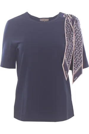 HERNO Donna, Top, Blu, M, new