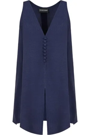 Emporio Armani Donna, Top, Blu, L, new
