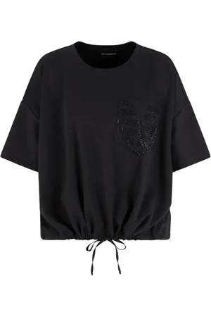 Emporio Armani Donna, Top, Nero, M, new