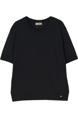 HERNO Donna, Top, Nero, L, new