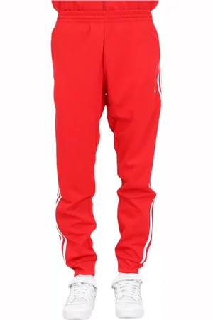 adidas Uomo, Pantaloni, Rosso, S, new