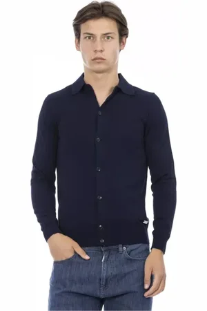 BALDININI Uomo, Magliette, Blu, S, new