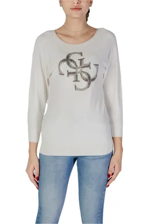 Guess Donna, Maglie, Bianco, 2Xl, new