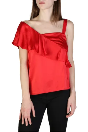 Armani Exchange Donna, Top, Rosso, L, new