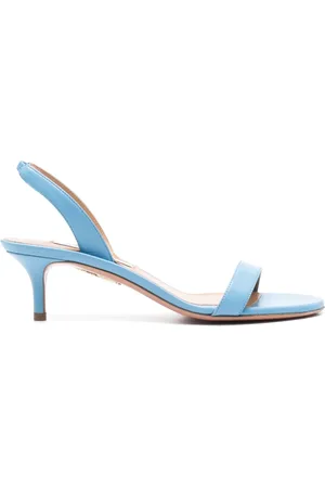 Aquazzura Donna, Scarpe, Blu, 37 1/2 EU, new