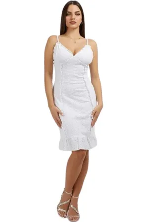 Guess Donna, Abiti, Bianco, M, new
