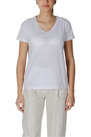 Armani Exchange Donna, Top, Bianco, XL, new