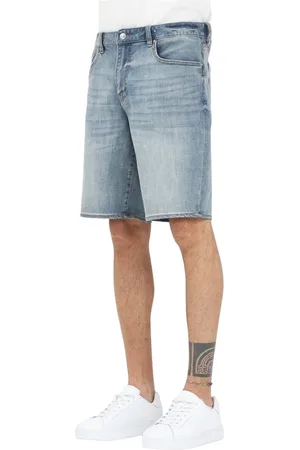 Armani Exchange Uomo, Pantaloncini, Blu, W33, new