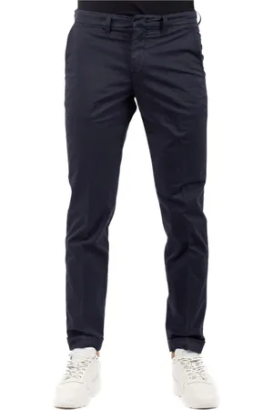 FAY Uomo, Pantaloni, Blu, W33, new