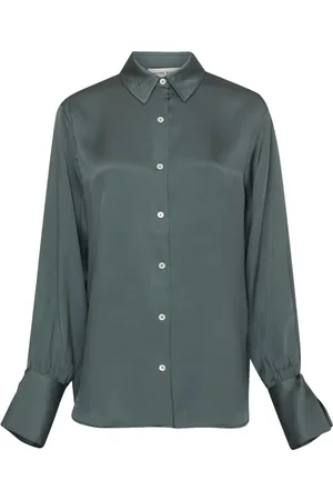 ANINE BING Donna, Camicette , Verde, S, new