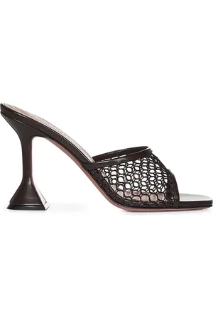 Amina Muaddi Donna, Scarpe, Marrone, 39 1/2 EU, new