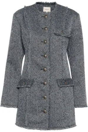 Gestuz Donna, Cappotti, Grigio, XL, new