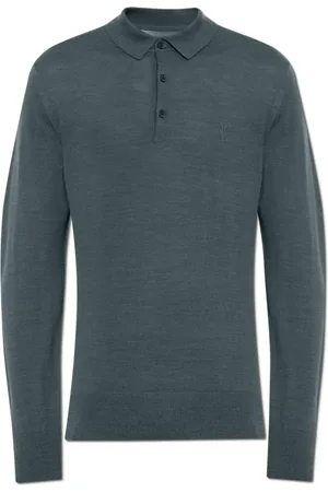 AllSaints Uomo, Maglie, Blu, L, new
