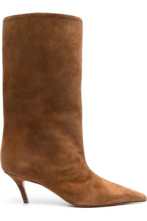 Amina Muaddi Donna, Scarpe, Marrone, 39 1/2 EU, new