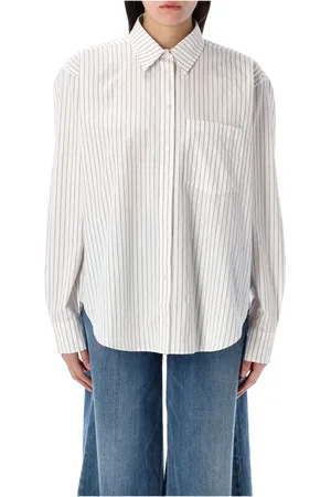ANINE BING Donna, Camicette , Bianco, S, new