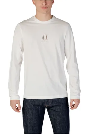 Armani Exchange Uomo, Top, Bianco, M, new