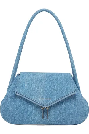 Amina Muaddi Donna, Borse, Blu, Taglia unica, new