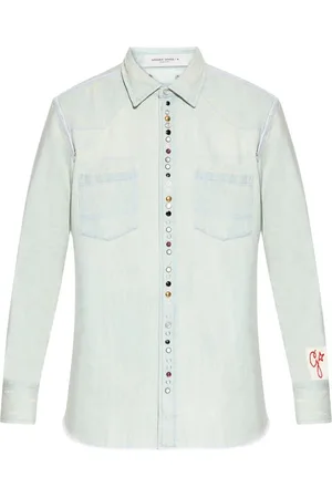 Golden Goose Uomo, Magliette, Blu, S, new