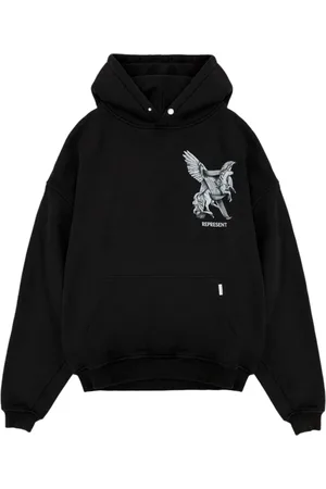 Represent Uomo, Felpe, Nero, L, new
