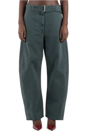 MAGDA BUTRYM Donna, Jeans, Verde, S, new