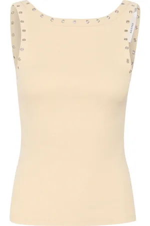 Gestuz Donna, Top, Giallo, S, new