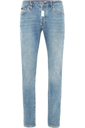 Philipp Plein Uomo, Jeans, Blu, W31, new