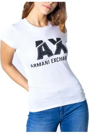 Armani Exchange Donna, Top, Bianco, S, new