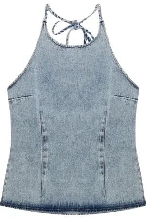 The New Society Donna, Top, Blu, M, new