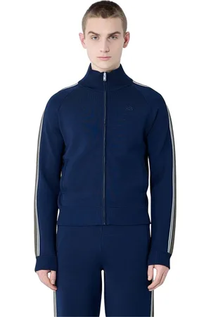WALES BONNER Uomo, Felpe, Blu, M, new