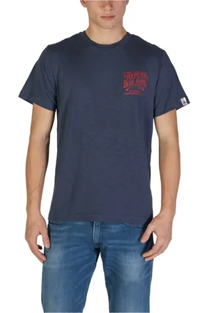 Replay Uomo, Top, Blu, XL, new