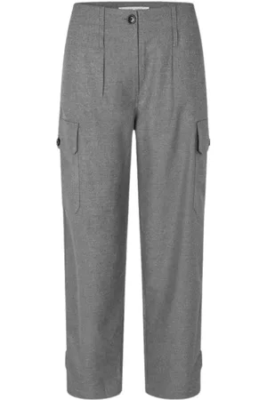Samsøe Samsøe Donna, Pantaloni, Grigio, M, new