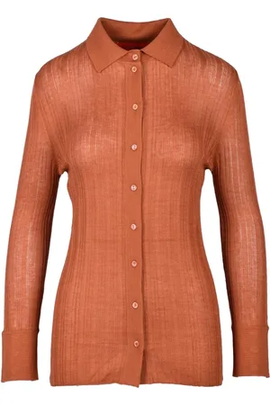 FARFETCH Donna, Maglie, Marrone, XS, new